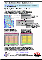 73SaveDatabaseTableStatistics