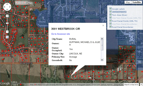 LancParcels geomashup