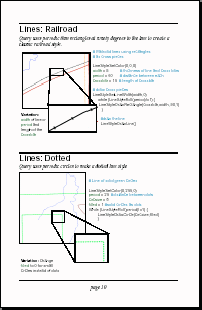 Lines Railorad and Dotted