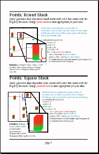 Points: Round Stack and Square Stack